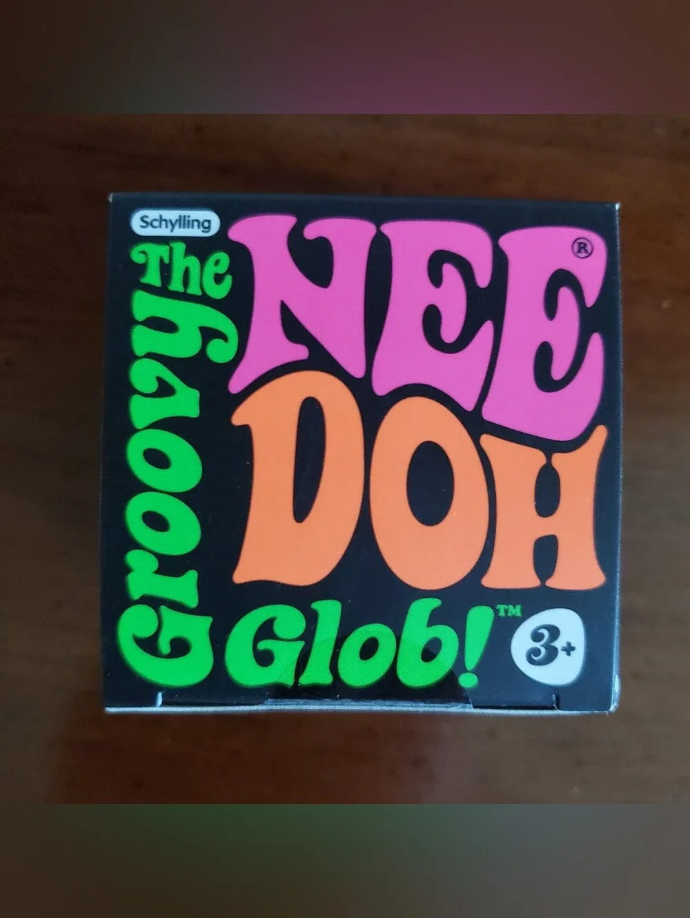 Schylling NEEDOH The Groovy Glob Classic, Squishy, Stress Ball, Purple New